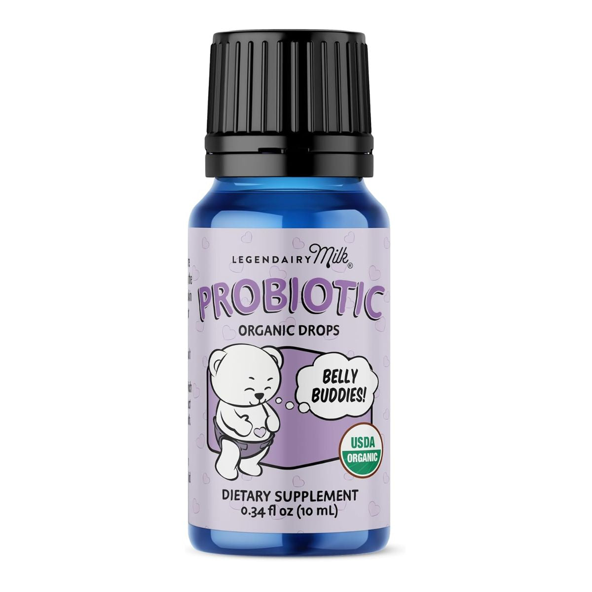 Legendairy Milk Organic Baby and Infant Probiotic Drops - Digestive Support - Supports Gut Health and Balance